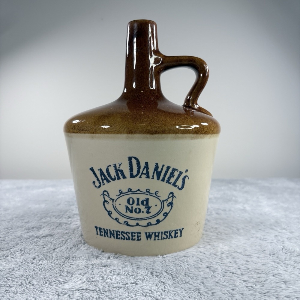 Vintage Jack Daniels Old No. 7 Stoneware Whiskey Jug Tennessee Whiskey‎ 10" USA